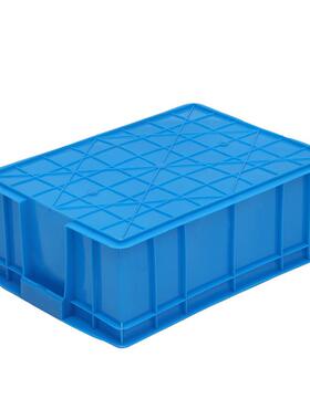 厂KMG家销455塑料食存品周转箱 小号直货储箱可堆叠干塑胶周转箱