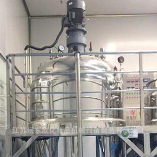 广州产固定式真空均液乳化机化妆品YUNDONGX医药乳化质罐膏护肤品