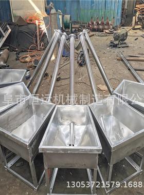 多功能绞龙QRO麦输送机 螺旋 谷式麸物上料机电动提升机