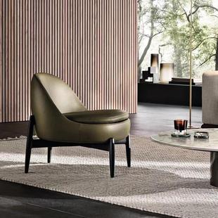 现Y 实木客沙椅简约民宿发公寓样板间售楼厅部待休闲单 A572代中式