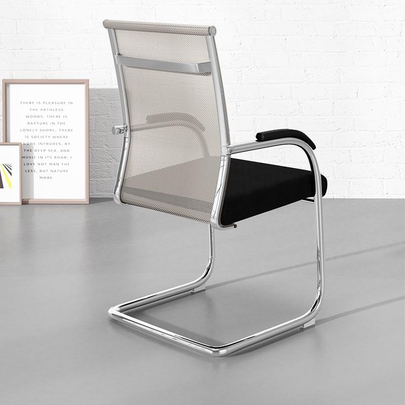脑布办BGY-008公椅子弓形椅会议室椅子舒学生工学适员工椅网透气