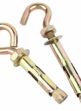 铁彩锌胀挂钩螺膨能万吊勾羊眼768带圈拉丝爆吊环膨胀螺栓