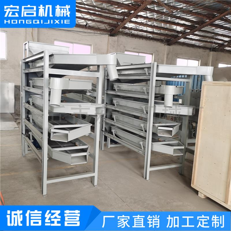 离厂果家销售坚五层分级筛 HCS-100A品果食仁振动筛 花生分机 厂