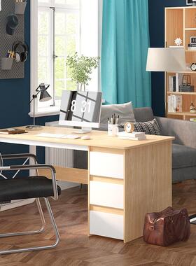 台式桌14868小户家用书柜书脑桌一体简约型工作台学生电写字桌