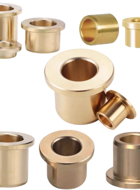 OFG01无油衬套铜套铜衬套耐磨导套滑动轴承黄铜套 SHBZ内径5-30