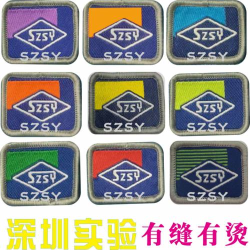 实验高中园校徽中小学外国语可烫