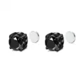 Black 8mm Pair