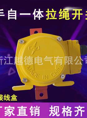 拉绳开关手自一体皮带机保护装置HFLT2-2拉线开关输送带急停开关