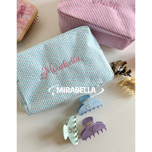 MIRABELLA私人定制ins风小众化妆包旅行收纳袋伴手礼大容量礼物