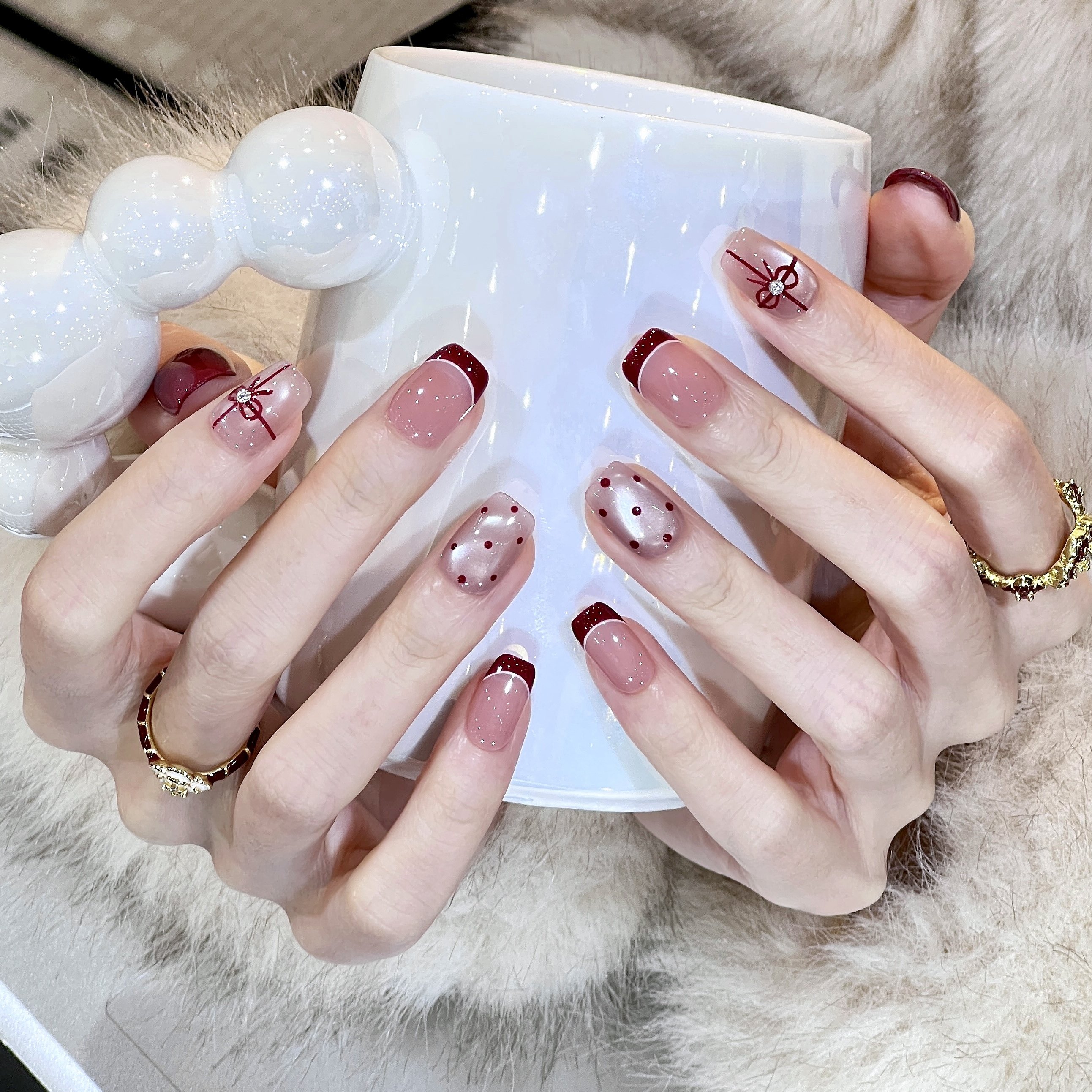 艺人超短款纯欲猫眼显白手工美甲穿戴甲2026新款高级感指甲贴片,彩妆/香水/美妆工具,穿戴甲/甲片,淘宝优惠券,粉丝福利购,淘宝优惠卷