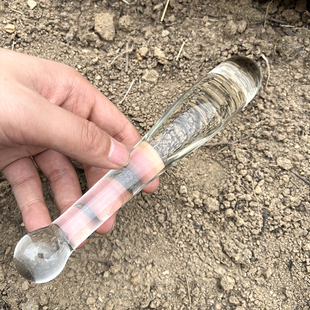 高硼硅实心玻璃坚固捣蒜棒光滑好清洗不易残留坚固退火耐高温耐磨