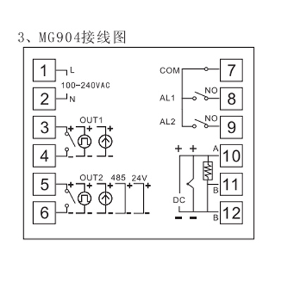 台湾泛达M2G904/MG9107/MG909-10-201-301-701-010-00智能温控器