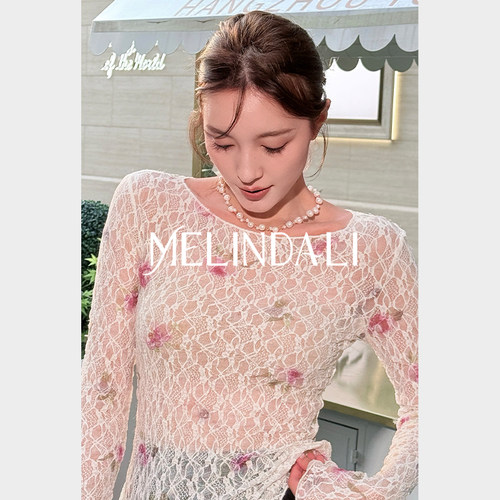 MELINDA LI铜镀18K金天然珍珠项链轻奢高级感锁骨链颈链