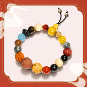 吉珂十二生肖传统十八籽手串新中式 国风情侣手串520