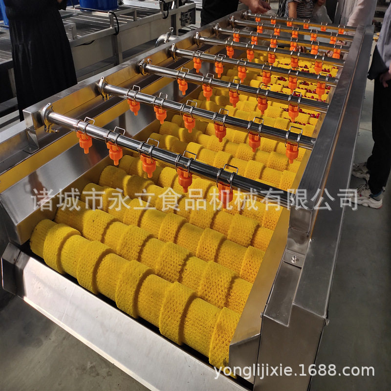 通过式毛辊清洗机 海蛎子清洗机贝类海鲜清洗去泥设备