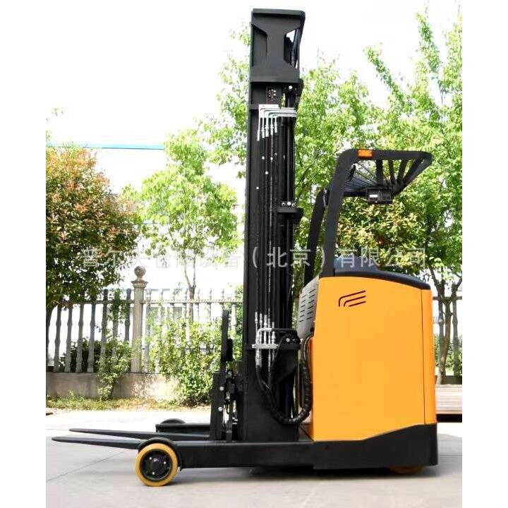 高位站驾前移式电动叉车 1.5吨前移式全电动堆高叉车窄巷道堆垛车