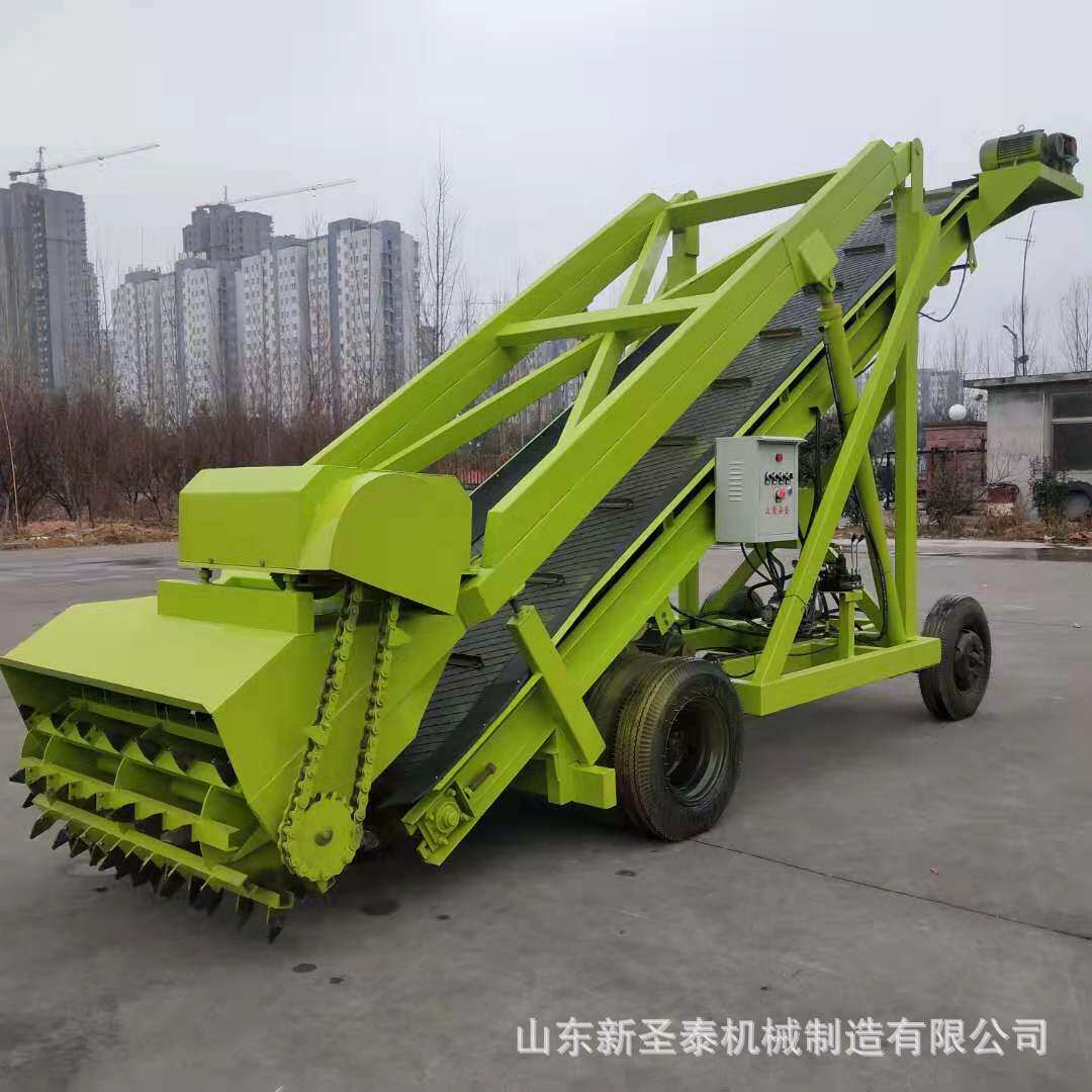 全自动高空作业取草机现货直销 青储窖池专业高空取草机工作视频