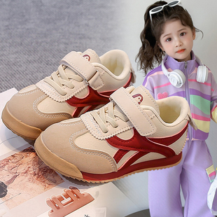 丑萌透气女童小白鞋德训鞋2026夏秋新款小众设计薄款阿甘运动板鞋