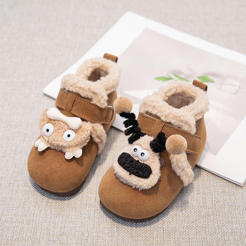 儿童棉鞋2025冬季新款男女童
