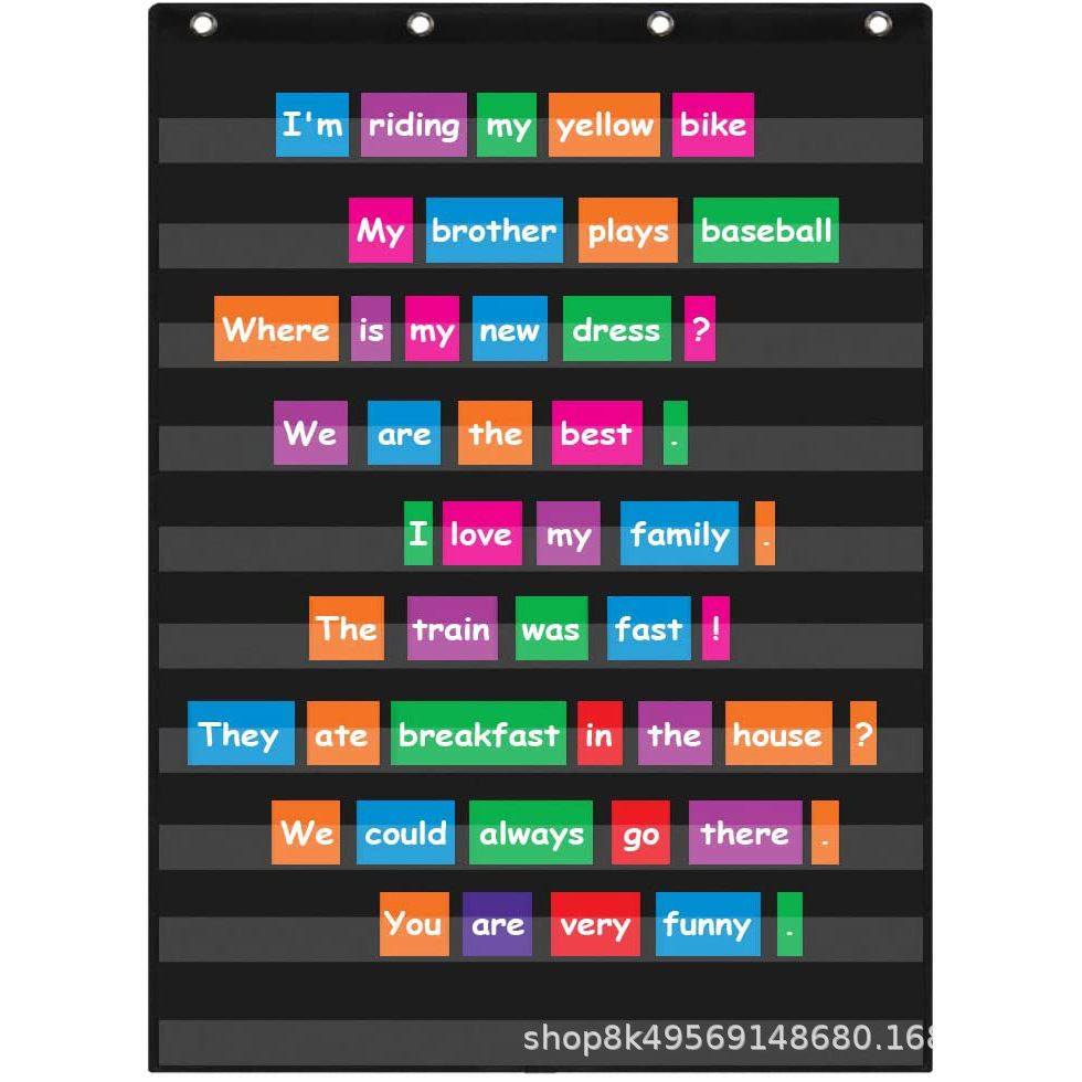 [2022]日历天气假期卡黑10层教学早教中心识字排版卡闪卡时间管理