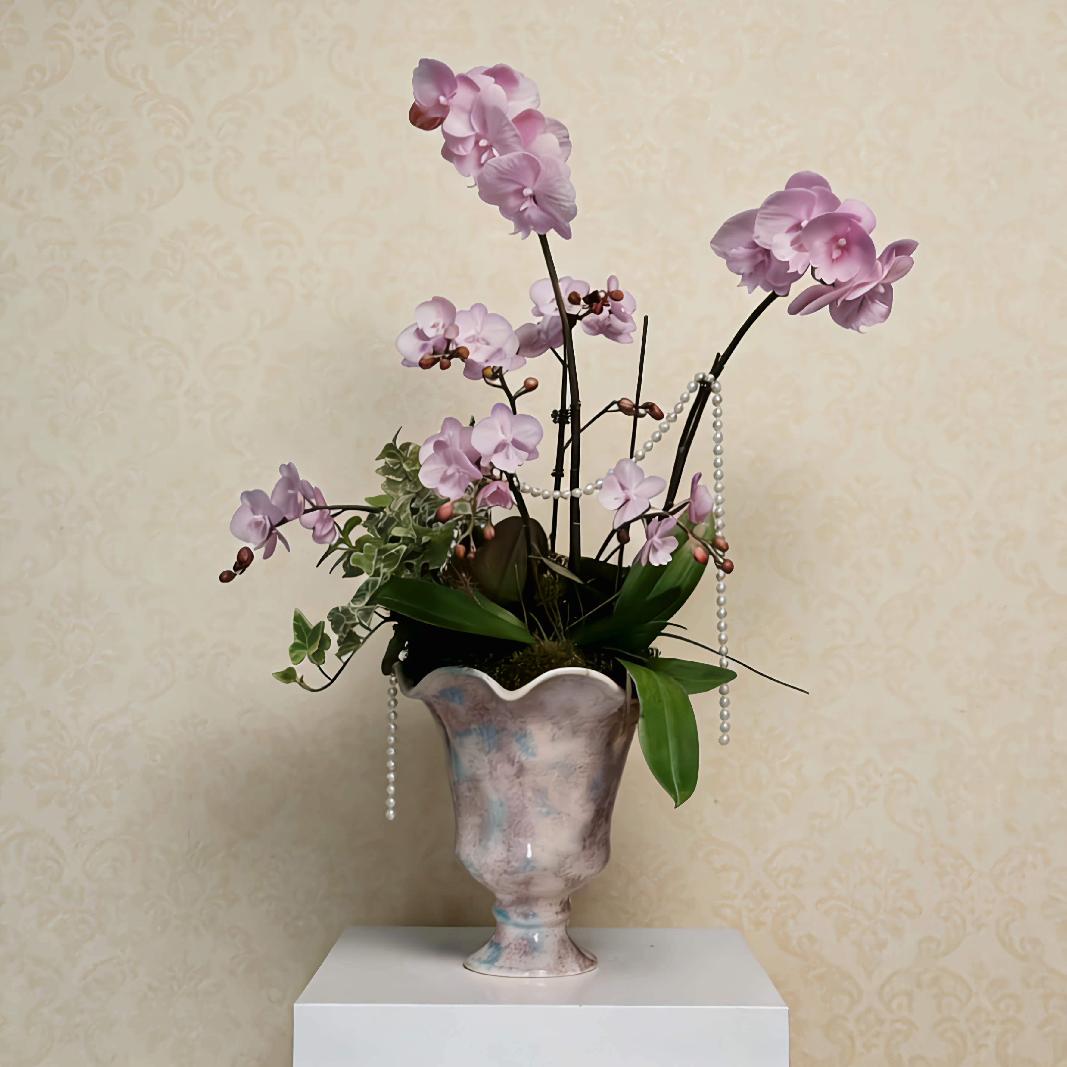 欧式风格陶瓷花盆北欧现代简约创意个性设计室内蝴蝶兰文心兰花瓶