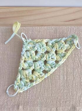 小鸟的角落吊床 | 原创手作 | 编织三角吊床鹦鹉鸟窝