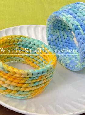 【南瓜/宝石】小鸟圈圈秋千鹦鹉吊环鸟窝｜原创手工编织小鸟秋千