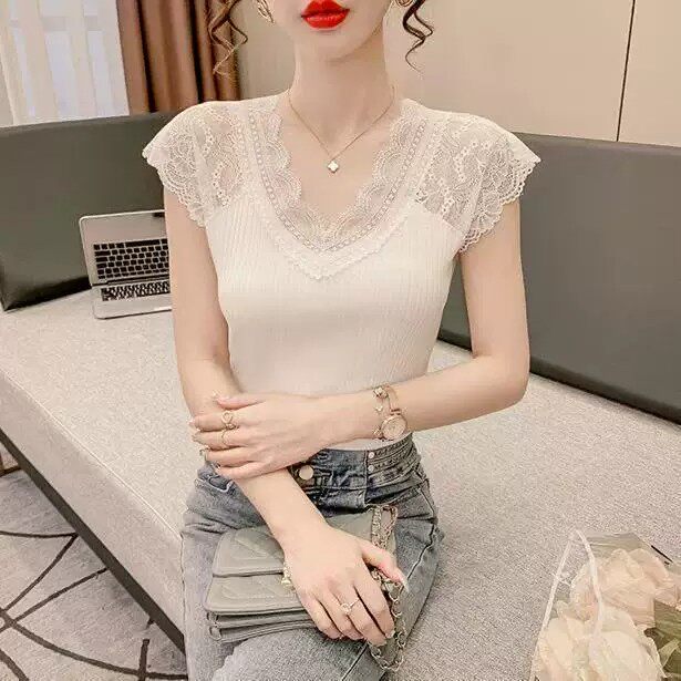 2026新款针织吊带背心女纯色蕾丝花边v领内搭外穿无袖百搭打底衫