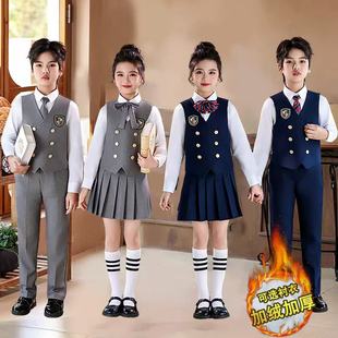 元旦儿童大合唱演出服中小学生朗诵演讲比赛表演服秋冬季主持礼服