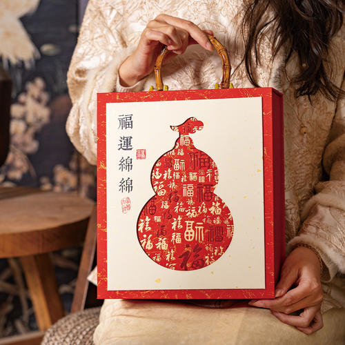 2026马年新年礼盒包装烘焙糖果饼干高级年货礼物礼品盒定制纸空盒