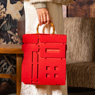 2026新年礼品盒子春节送礼年货糕点土特产烟花熟食腊味包装盒定制