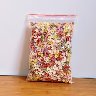 龙门南昆山特产 蝴蝶面无添加手工营养蔬菜面条儿童面片农家食品