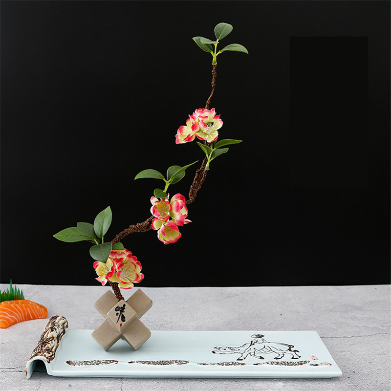 decoration flower sashimi plum flower plate decoration
