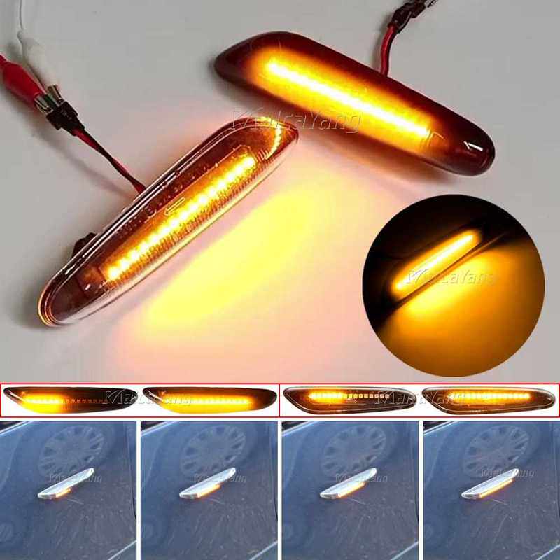 Sequential Flashing LED Turn Signal Side Marker Light Blinke