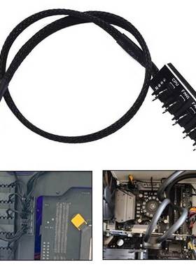 5-port 4-pin PWM CPU Cooling Fan Power Cable Splitter Comput
