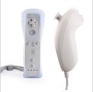 2in1 Wireless Remote Controller for Nunchuk Nintendo Wii Bui