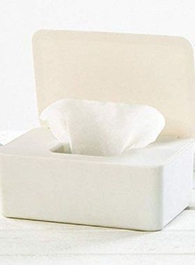 Dustproof Wet Wipes Storage Box With Lid Home Desktop