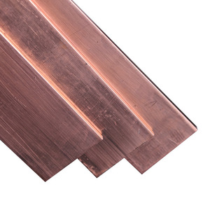 T2 Red Copper Bar Plate 100mm Long Pure Copper Ground Row Pr