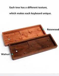 Anne Pro 2 special solid wood box keyboard shell walnut and