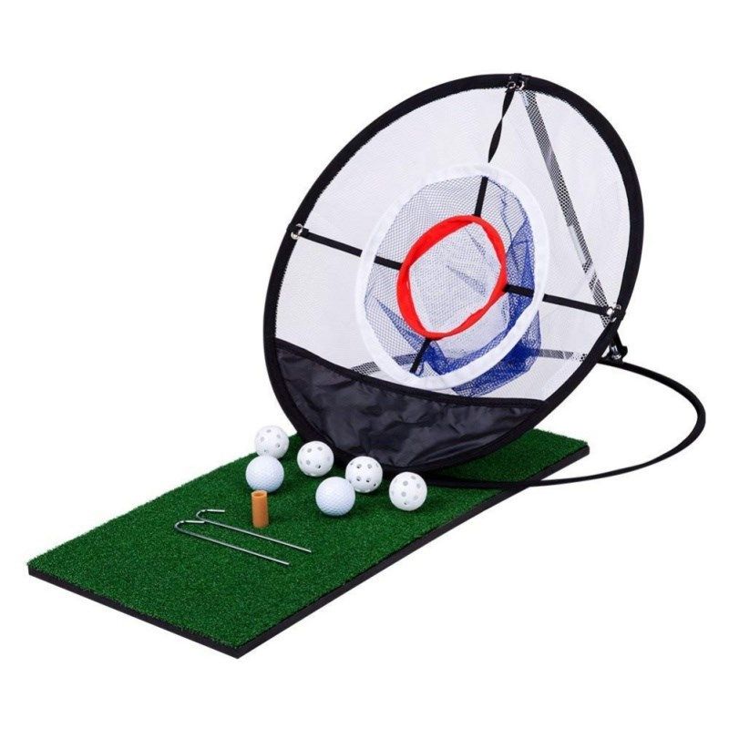 new golf indoor outdoor chipping pitching cages mats practic