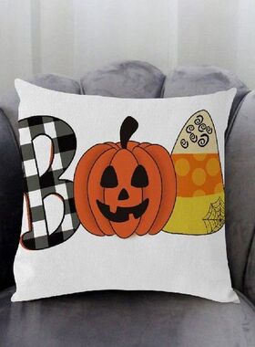 Useful Bedroom Halloween Gnome Pattern Cushion Cover