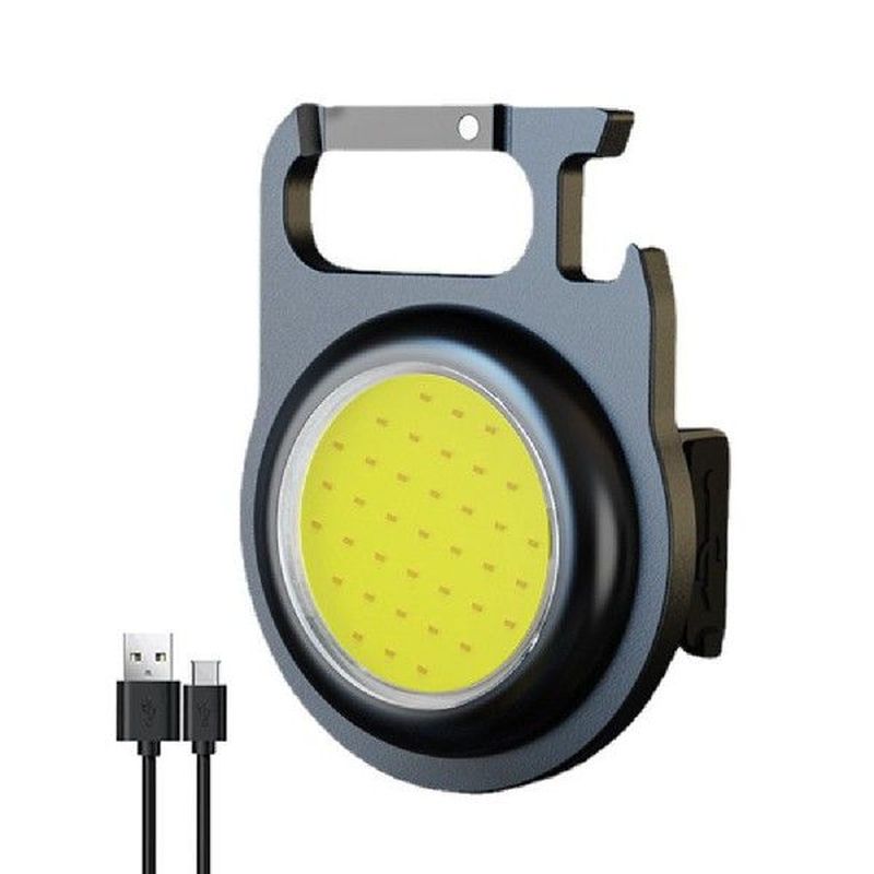 Mini LED Flashlight Work Light Portable Bottle Opener