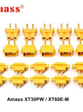 5/10pcs AMASS XT60E M XT30PW Mountable Male Plug for RC Dro