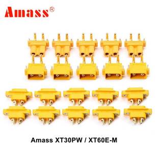 5/10pcs AMASS XT60E M XT30PW Mountable Male Plug for RC Dro