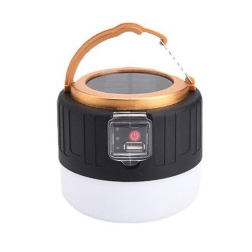 Solar LED Camping Light USB Rechargeable Bulb For Outdoor