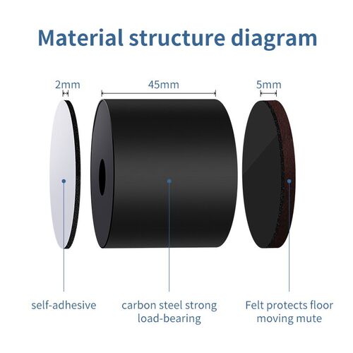 Home care Furniture Bed Rise heightening pad mute wear-resis