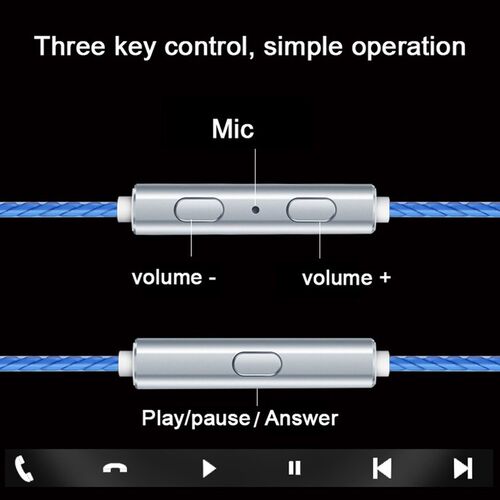 HEADROOM MS16 Earphone with Mic Sports Running Music HIFI He