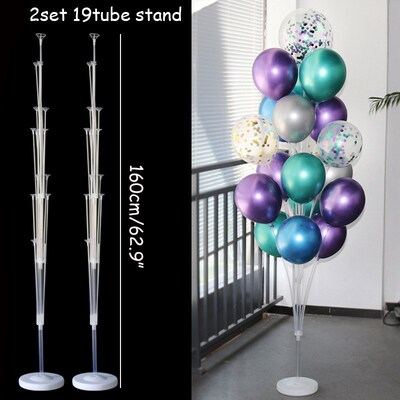 Gender Reveal Balloons Column Holder Question Balloon Stand