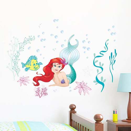Disney Ariel Princess Mermaid nderwater Bubble Wall ers Kid