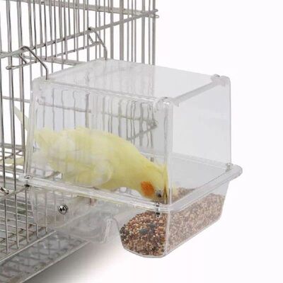 Akrilik Burung Bayan Terintegrasi Otomatis Pengumpan Burung